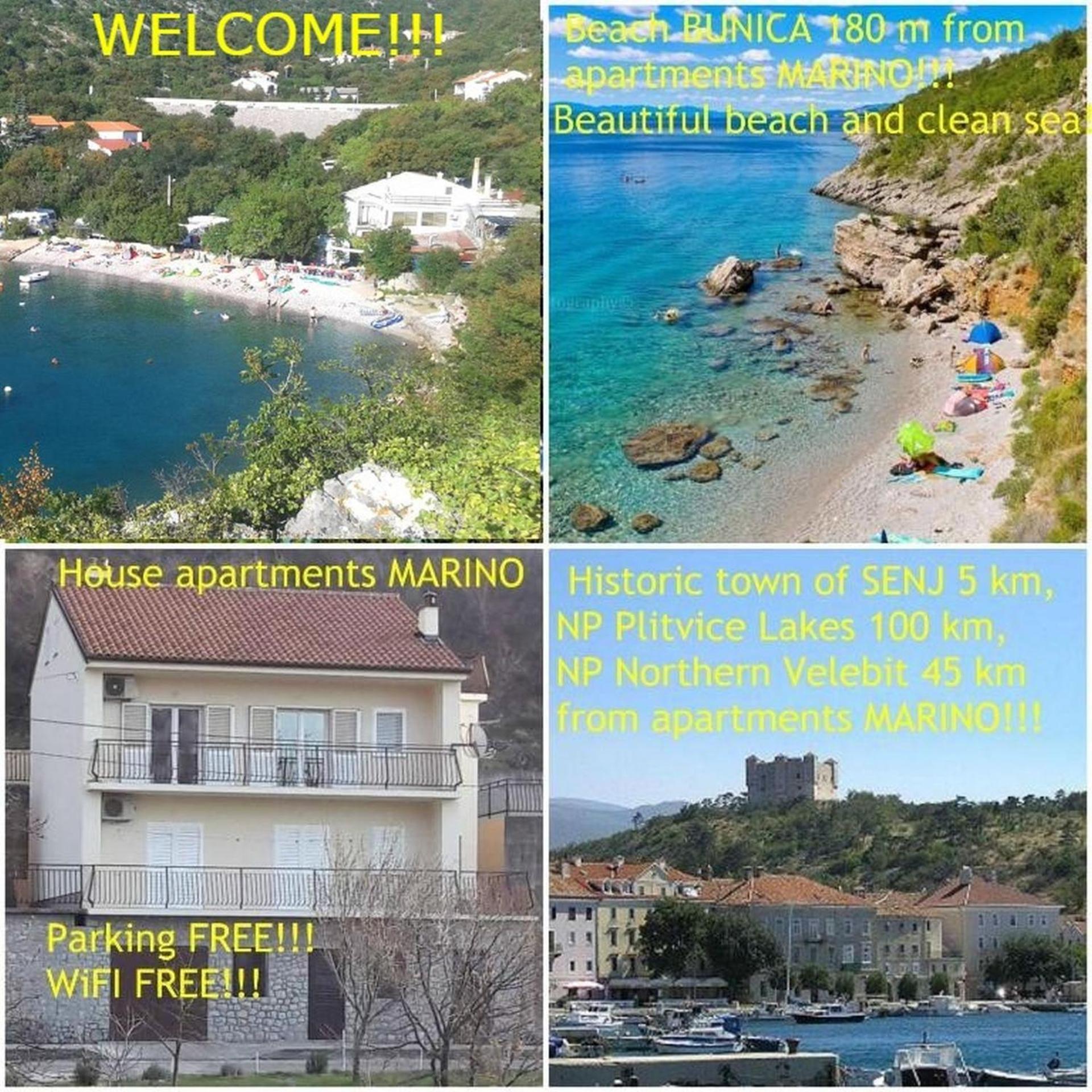 Apartments Marino Zengg Kültér fotó
